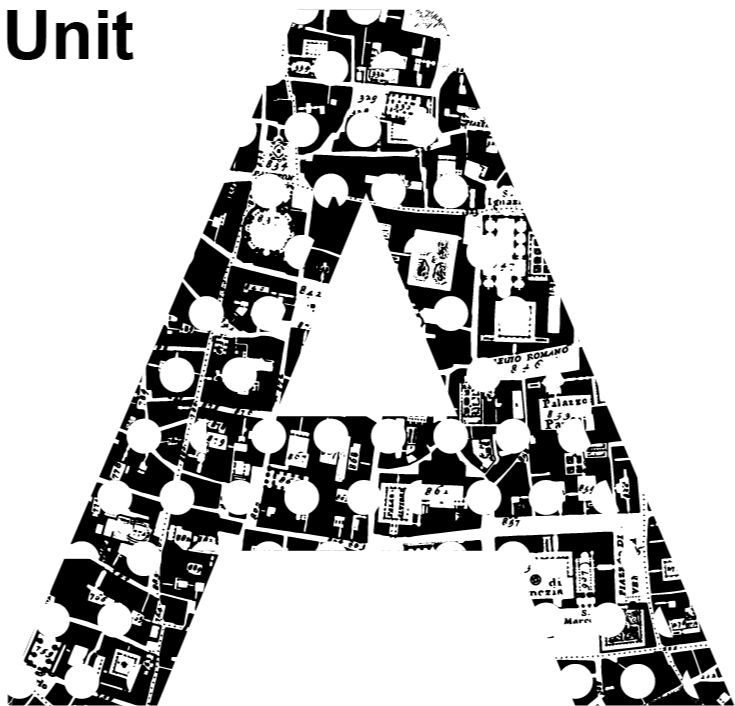 The Unit A logo for Oxford Brookes University Architecture, which Charlie Palmer runs