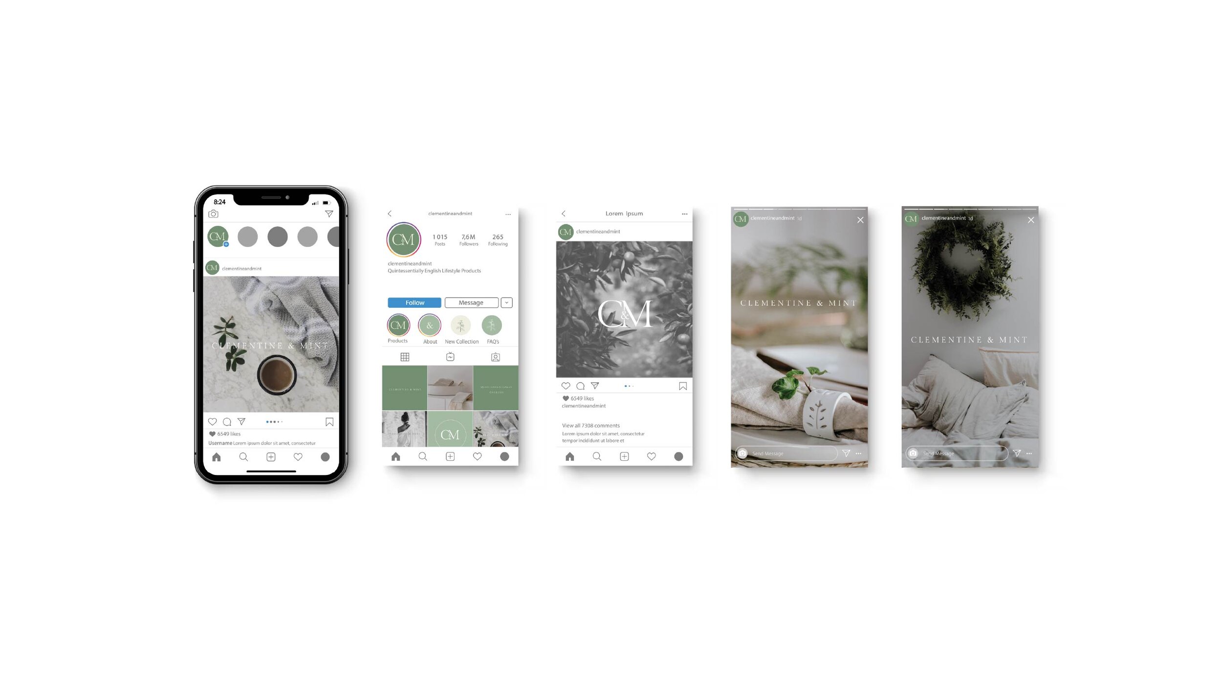 Art direction and design for their social media content creation