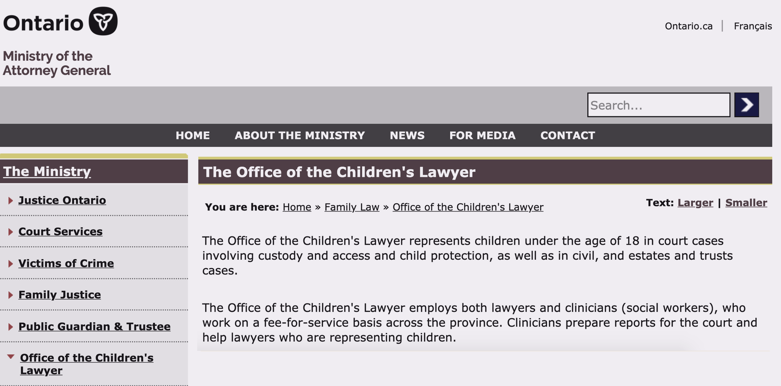 Office of the Children’s Lawyer
