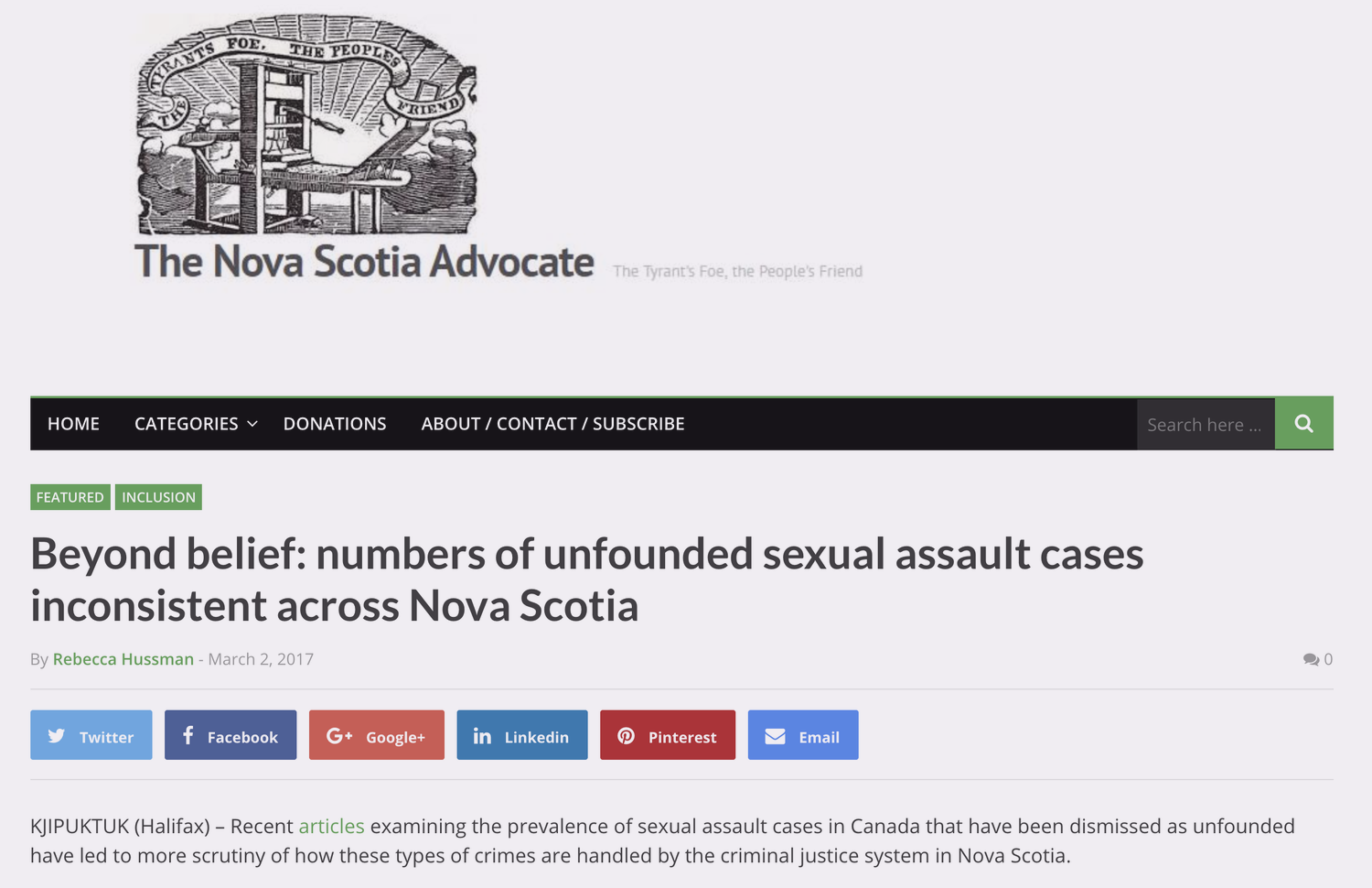 NS Advocate: Number of Unfounded SAs in NS