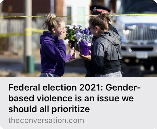Federal election 2021: Gender-based violence is an issue we should all prioritize