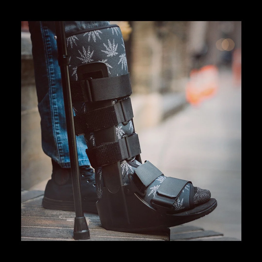 Kick Some Ass Today. Even If You&rsquo;re In A Boot.

Featuring Our High Top Mirrored Weed Walking Boot Liner. 

#itsanupswingthing #shopsmall #supportlocal #smallbusiness #wemakegettingbetterbetter #2022 #theupswing #theupswinglife #womenbusinessown