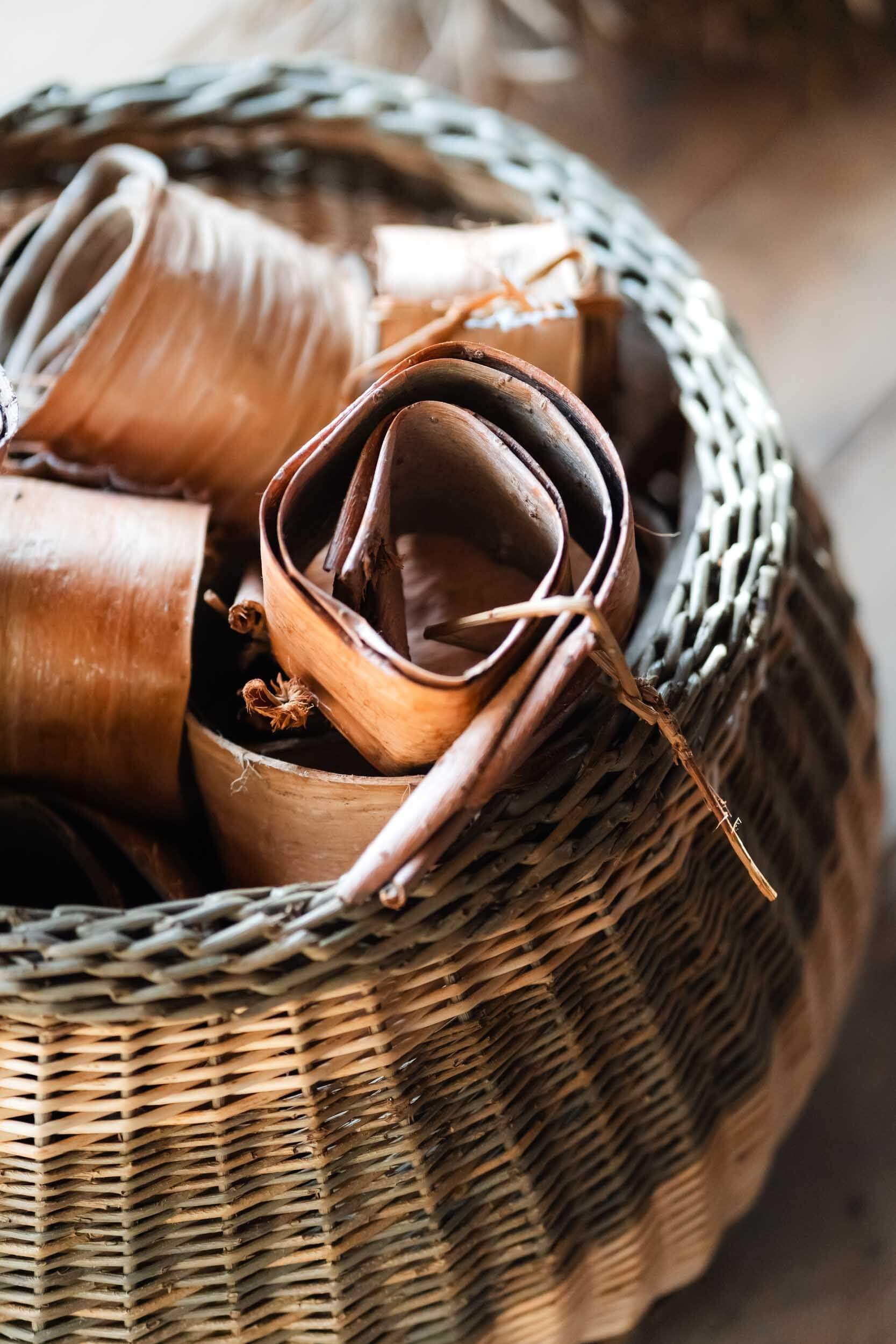 basket of willow bark