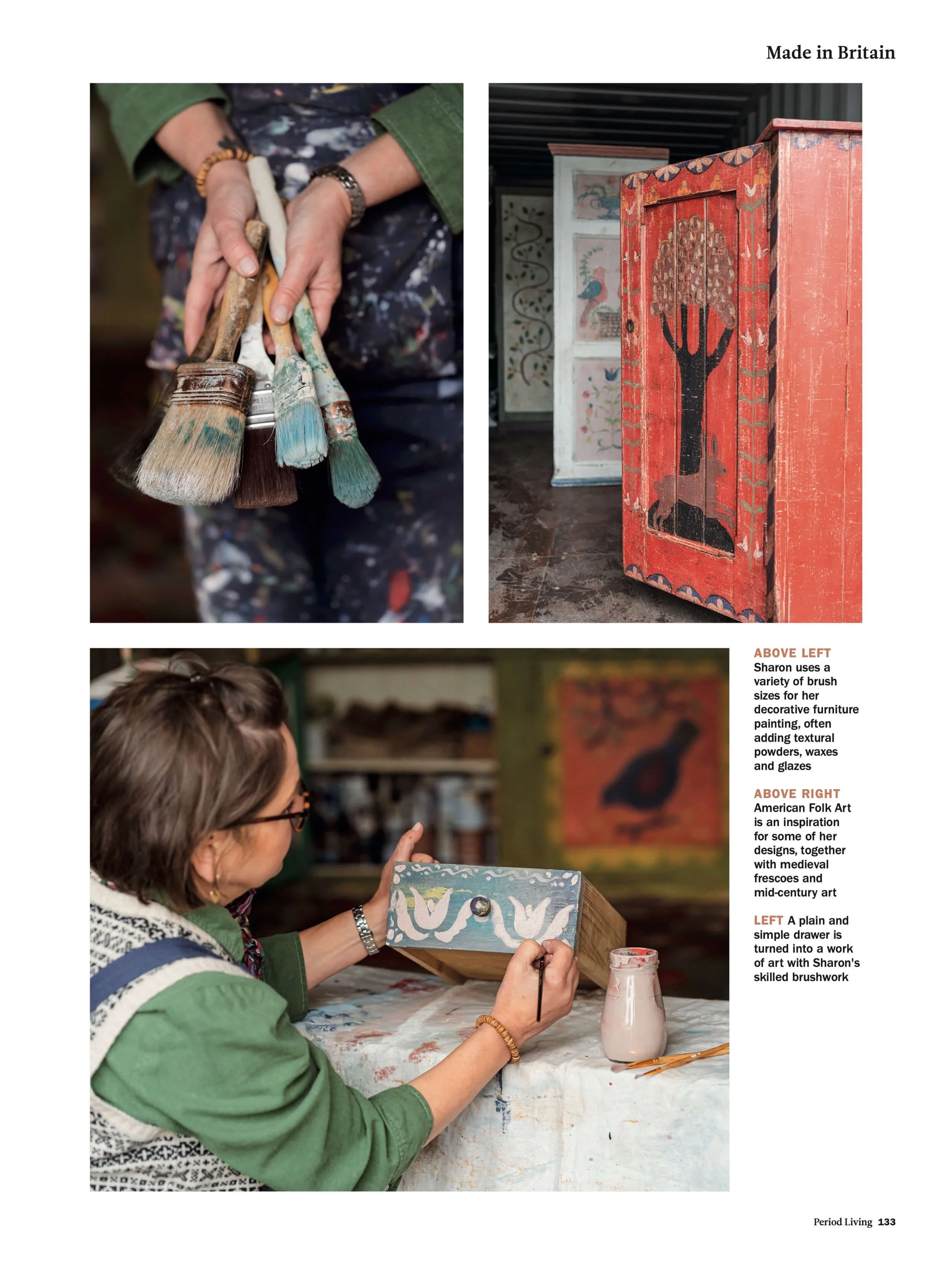 Audrey and Abode-photography-Period-Living-artist-painting.jpg