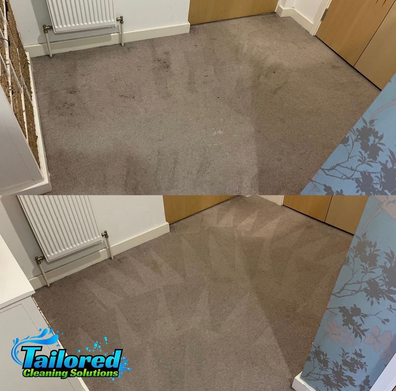 MONDAY MADNESS 🤯 
Our job for a landlord in Isleworth last well. Ex Tenant left them extremely unhappy with these dirty carpets, but it was TCS who put a smile back on their face with these results 😍⭐️
______________________________________________