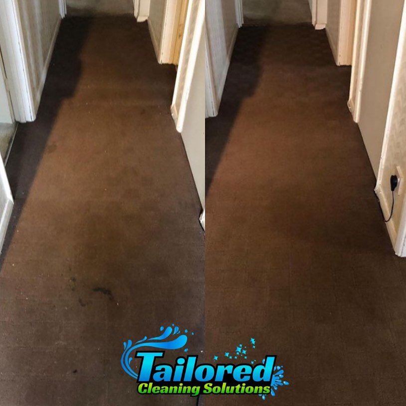 Transformation Tuesday at it&rsquo;s finest! Stain removal and a deep clean of these carpets! 
____________________________________________________

BOOK A SERVICE WITH US 👇🏻⁣
🖥 www.tailoredcleaningsolutions.co.uk
✉️ tailoredcleaning1@gmail.com
📞
