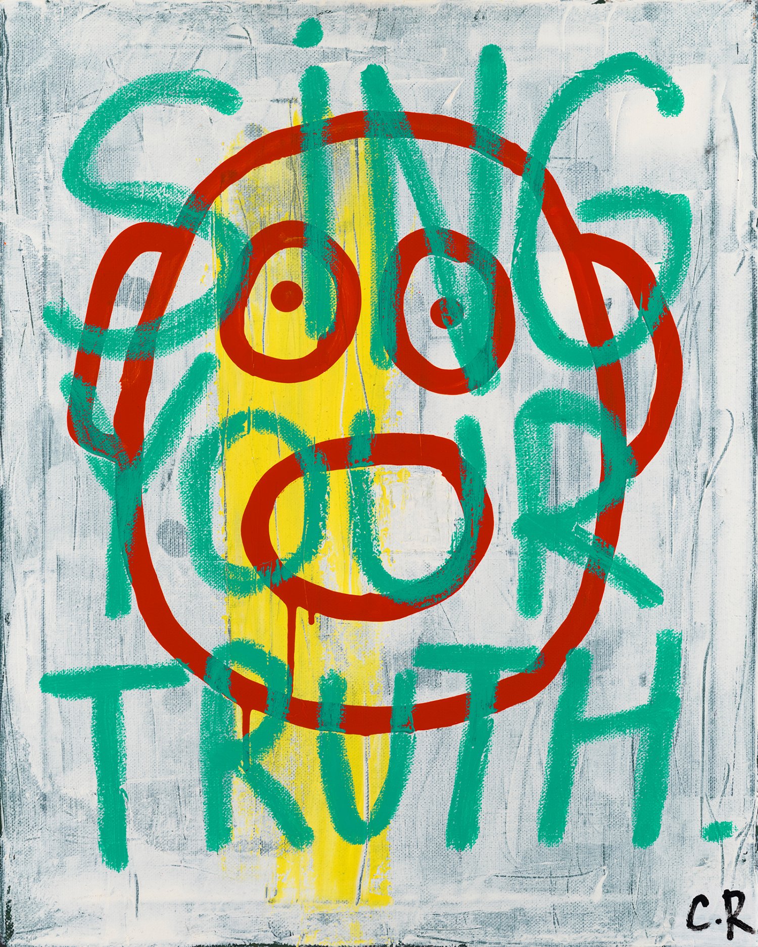 Sing Your Truth / Acrylic, pastel on canvas / 16” x 20”