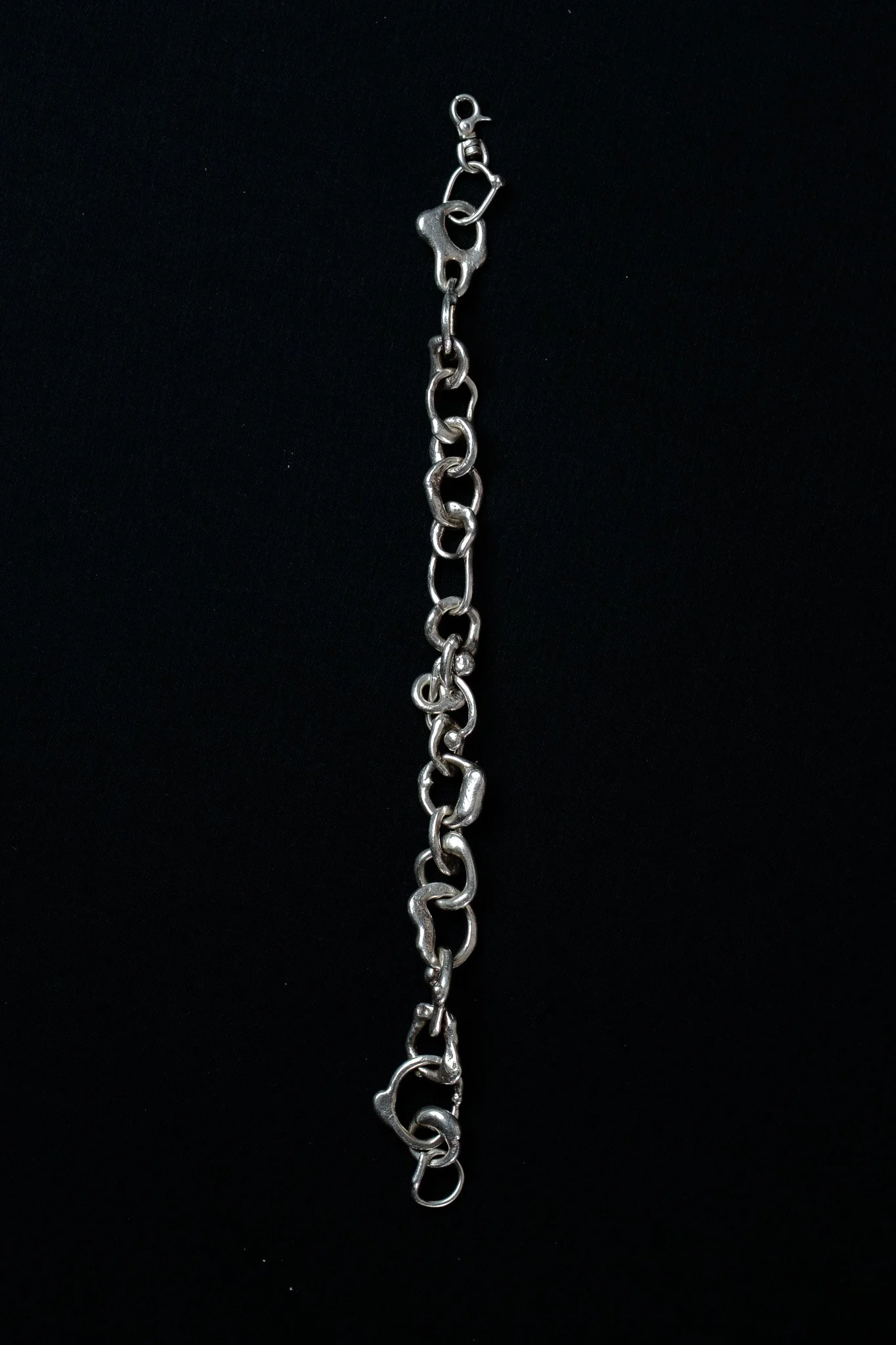 Bracelet #V3 . All Silver (no pearls/beads)
