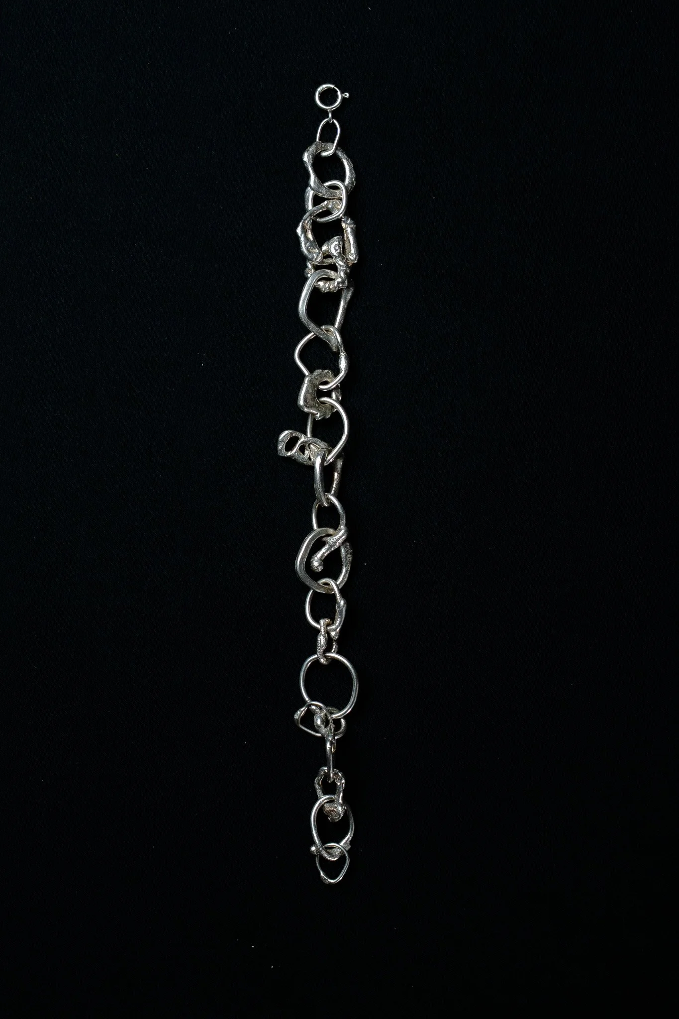 Bracelet #V4 . All Silver (no pearls/beads)