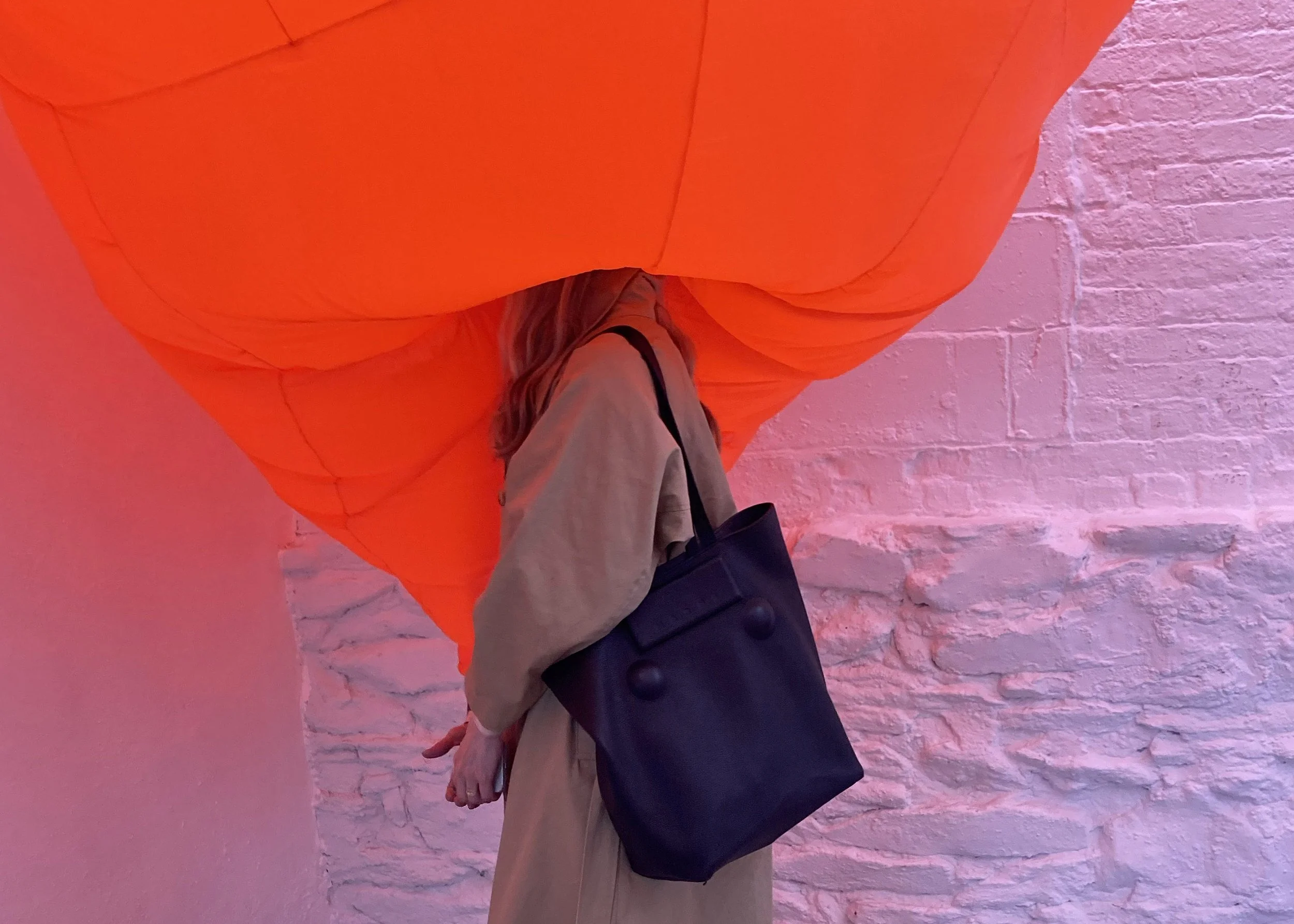  Site-specific installation with interactive inflatable, curated by Clare Britt for   The Chicago Show   at  Ortega y Gasset Projects , Brooklyn, New York.   Sewn inflatable constructed with ripstop nylon, thread, fan &amp; air.    Sanctuary II  is a