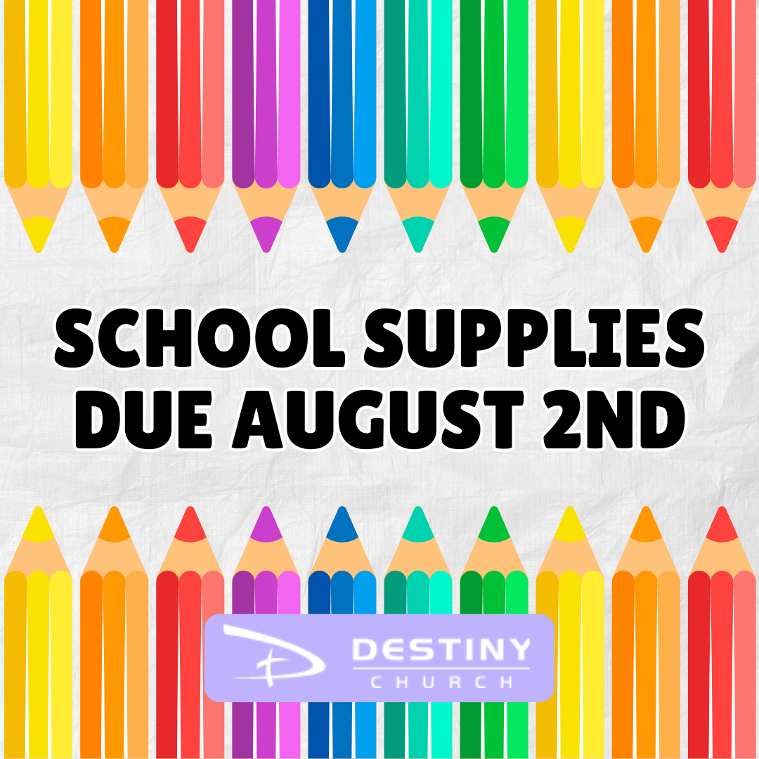 School Supplies Due for Back to School Bash