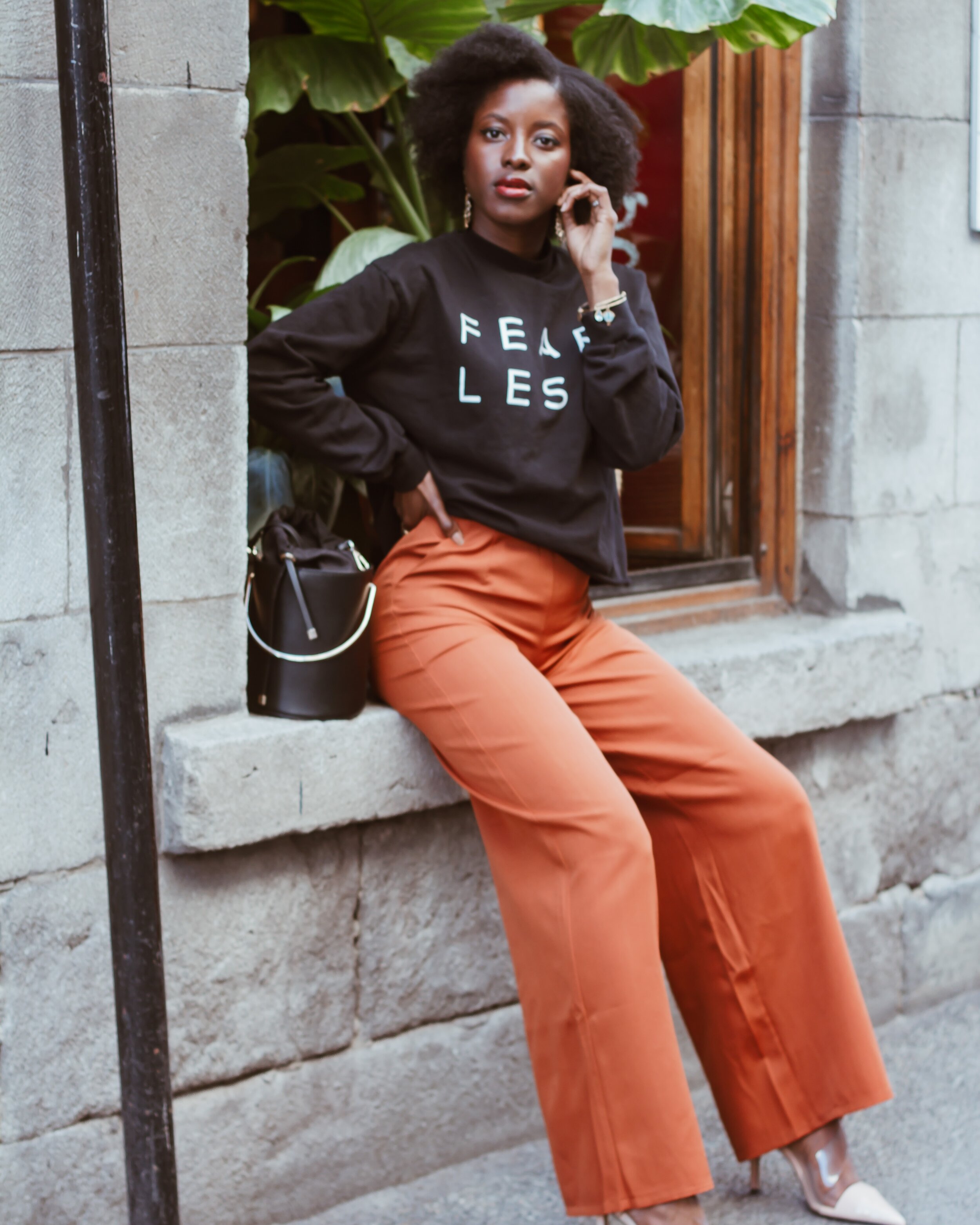 BURNT ORANGE — Petite and Bold