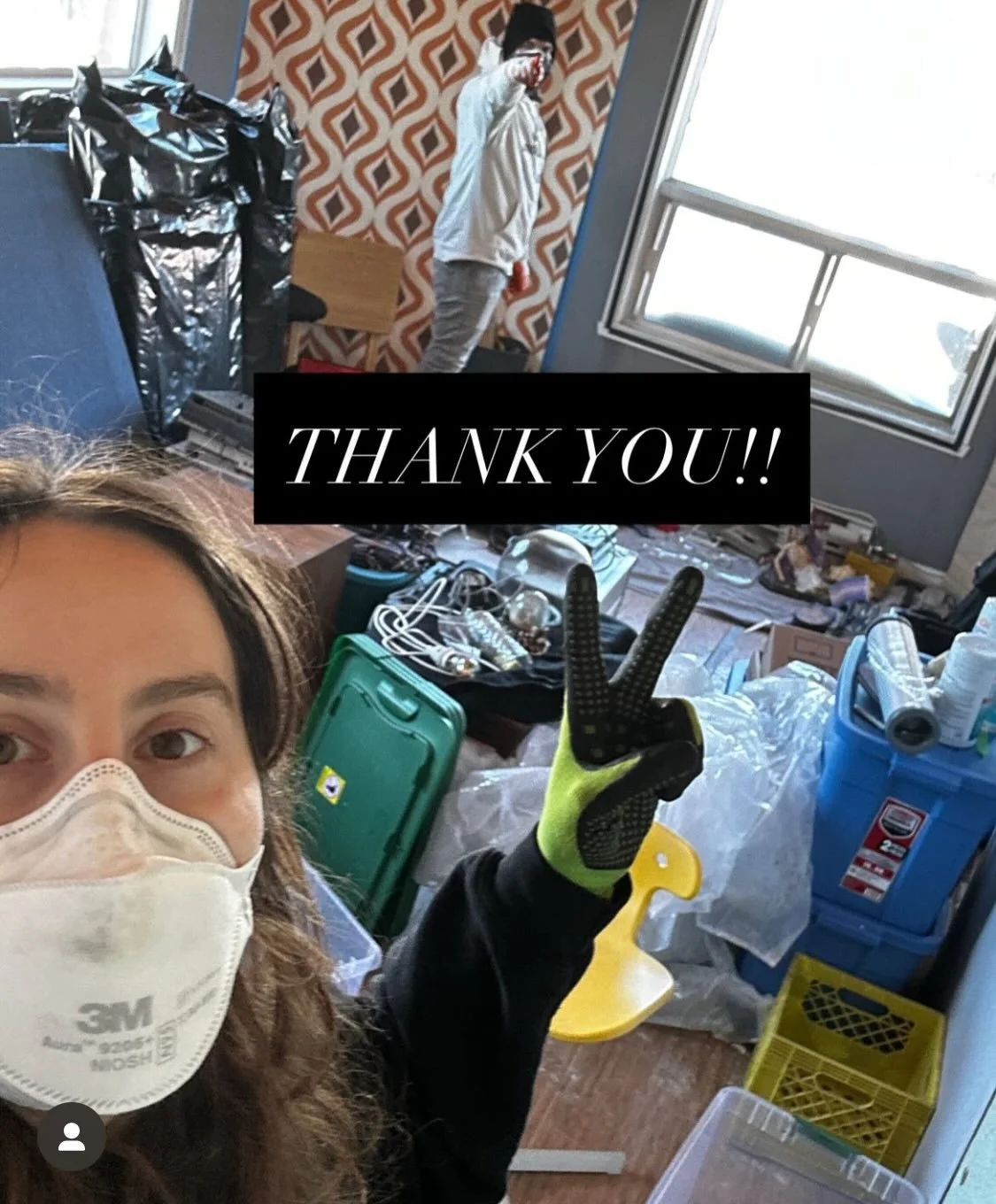 Huge gratitude to everyone who came out to help us move and everyone who has donated to the Gofundme - costs are starting to add up and with the lost income we are starting to feel it so if you&rsquo;ve got a couple bucks to spare visit the link in b