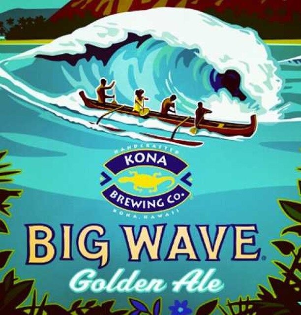 Stop in and try a refreshing Kona Big Wave Golden Pilsner Draft.

Big Wave is a lighter-bodied golden ale with a tropical hop aroma and flavor&mdash;smooth, easy drinking, and refreshing.