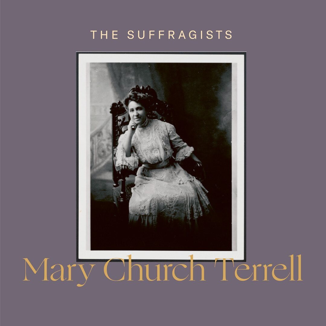 Today we celebrate Mary Church Terrell, a civil rights and women's suffrage leader, who helped shape these movements for Black women across the U.S. 
⠀⠀⠀⠀⠀⠀⠀⠀⠀
Her words &quot;Lifting as we climb&quot; became the motto for the NACW, an organization t