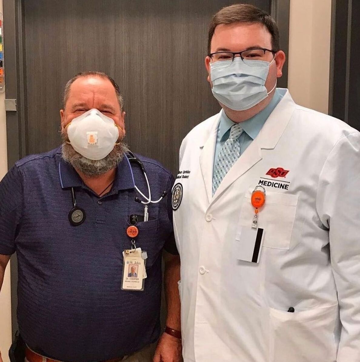 Thank you to the awesome professionals at @osumedicine for all they do, including wearing their masks! #GotMaskOK