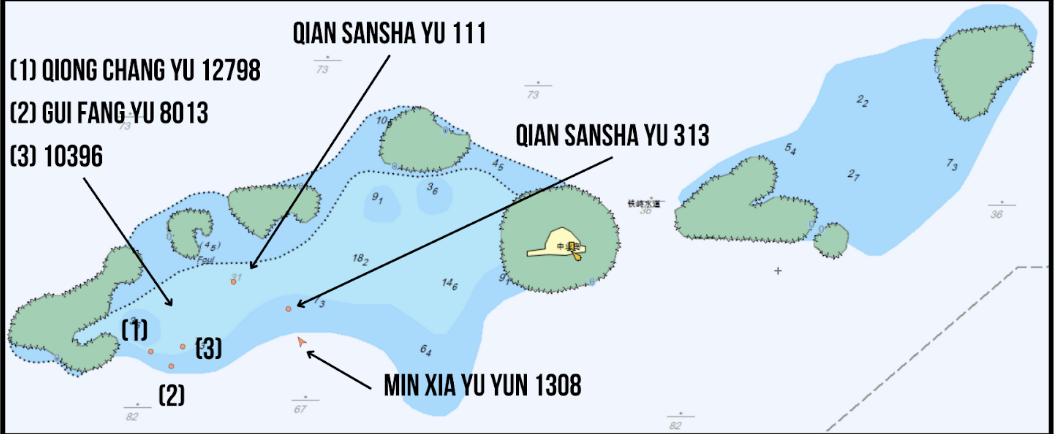  Thitu Reef AIS Targets. 