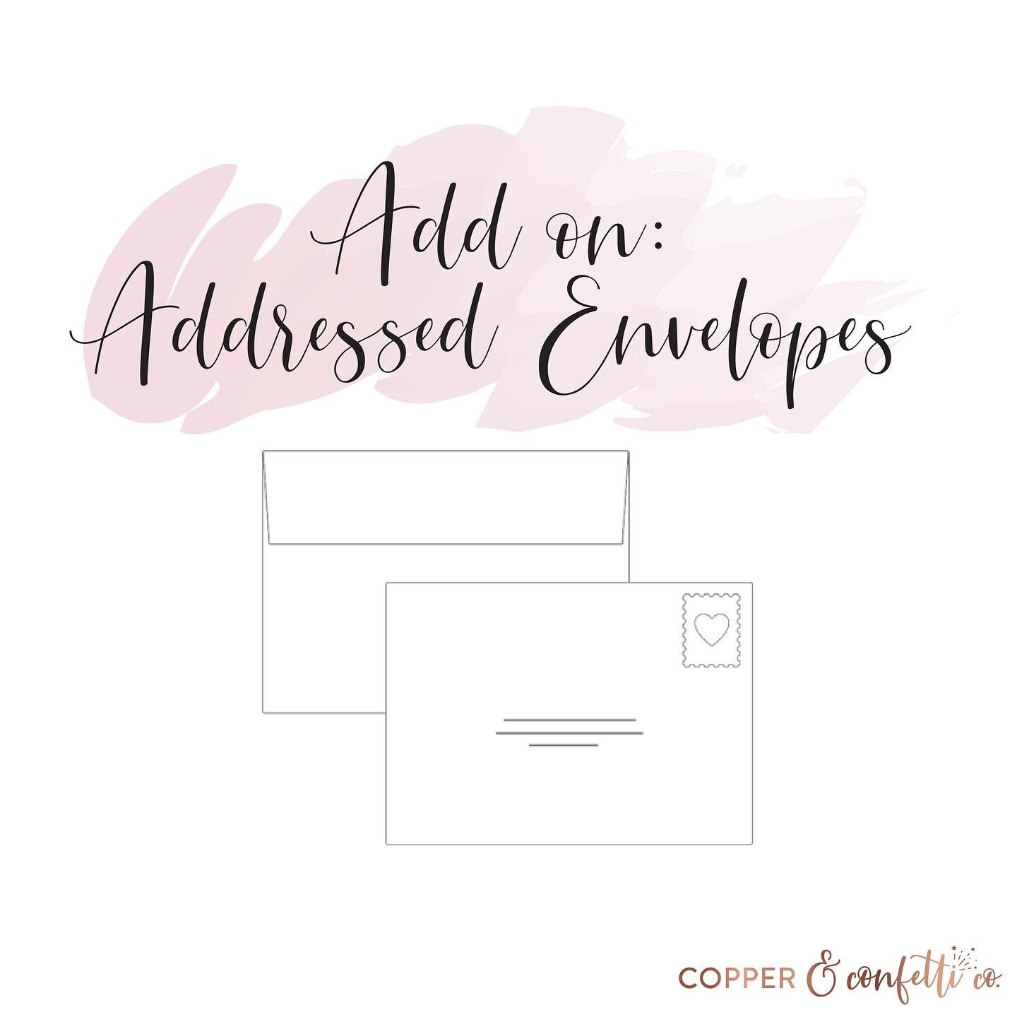 Let me do all the work! Excited to be offering addressed envelopes with your holiday cards this season 💌 Choose from 12 different font options! You can add this on to any physical card order&hellip;just add both to your cart!