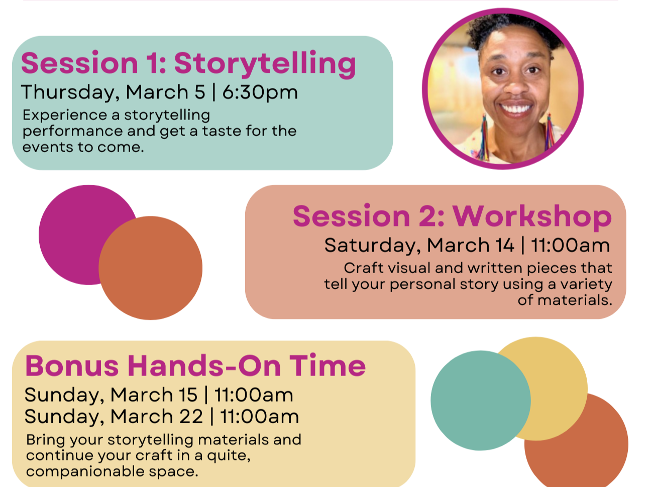 Session Two: Storytelling Workshop | Just Like a Book More, Than My Cover Series