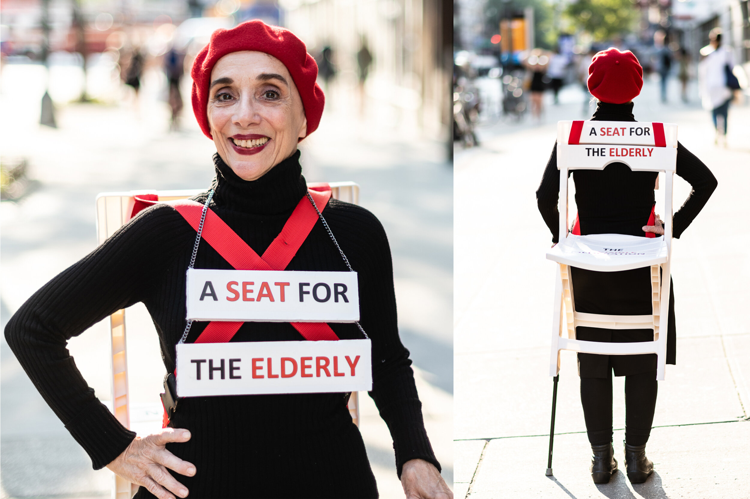 A Seat for the Elderly: The Invisible Generation. Photo: Paul Takeuchi