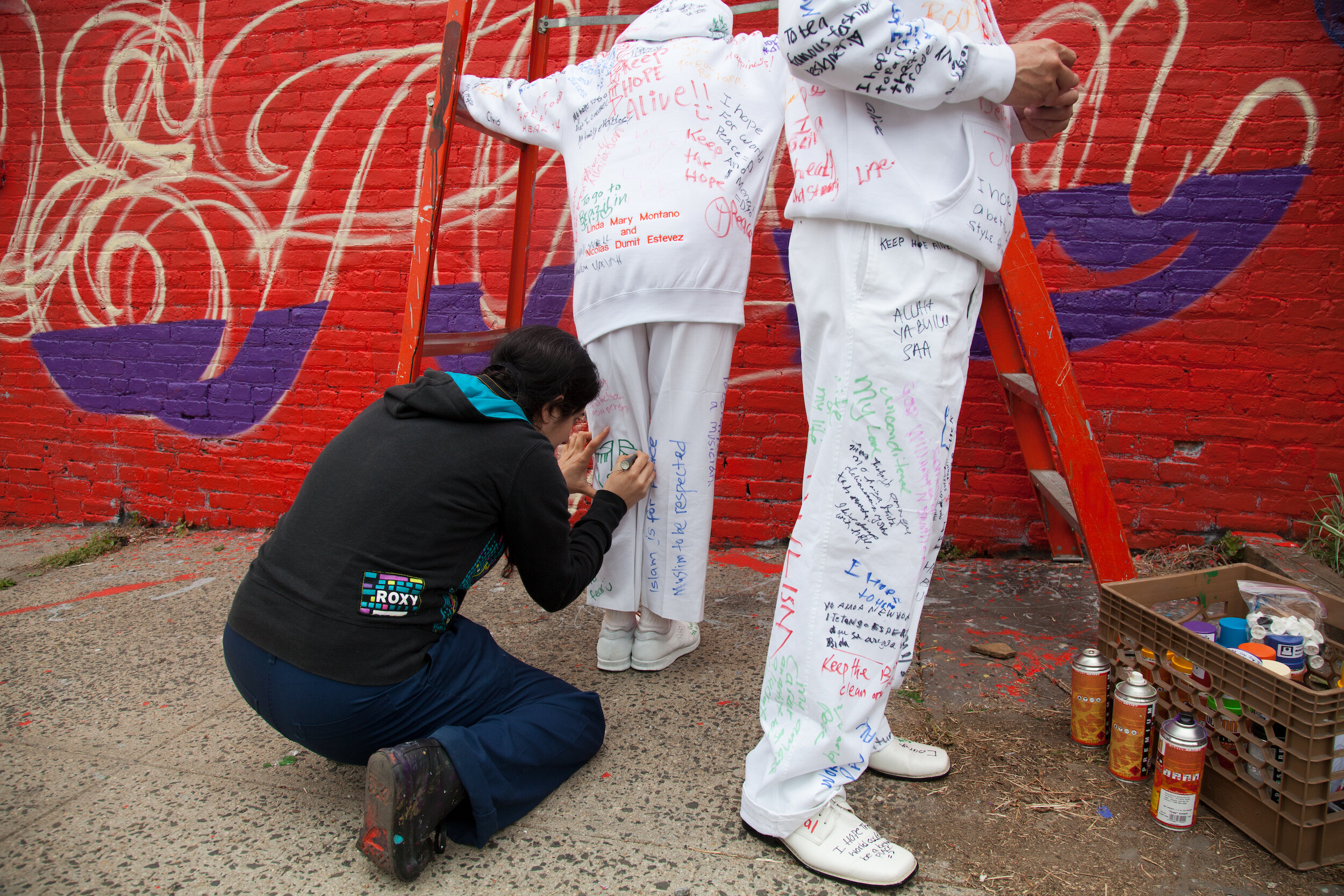 HOPE: A Three-Day Performance by Linda Mary Montano and Nicolás Dumit Estévez, 2011 / Presented with the Bronx Council on the Arts / Photo: Alex Villaluz 