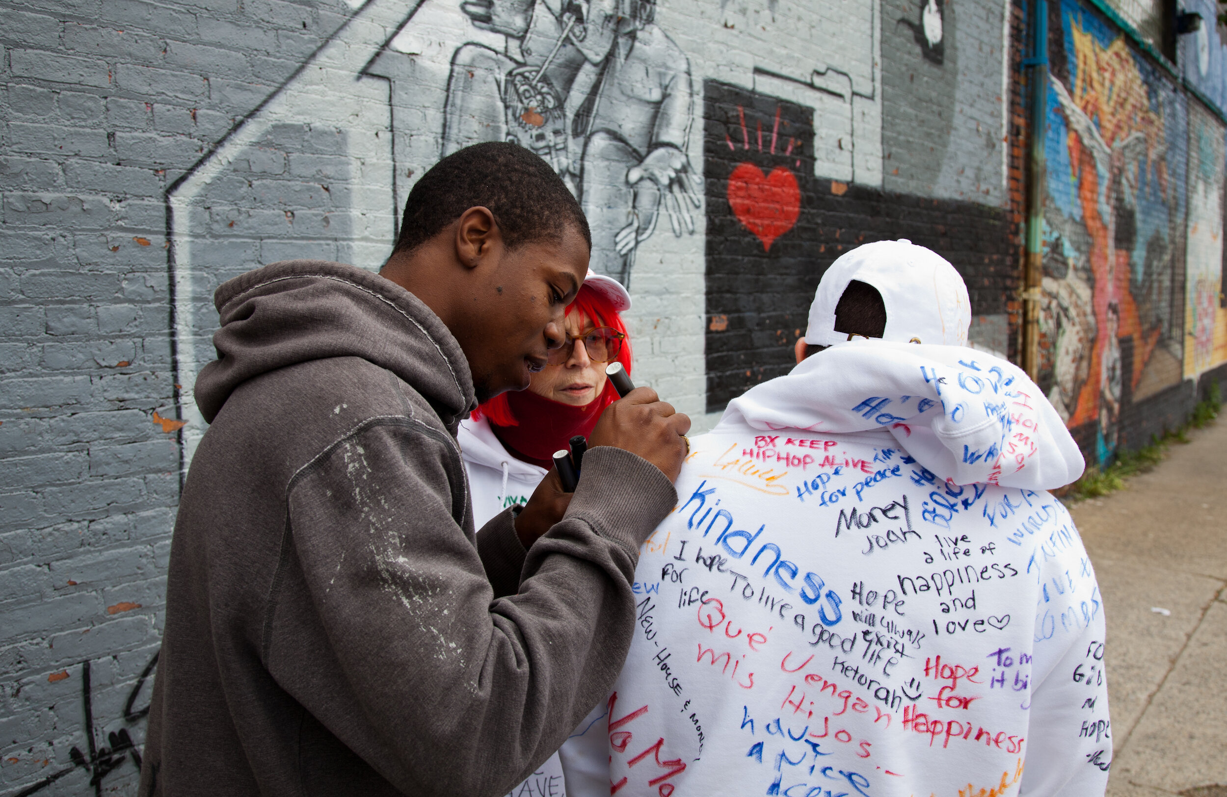 HOPE: A Three-Day Performance by Linda Mary Montano and Nicolás Dumit Estévez, 2011 / Presented with the Bronx Council on the Arts / Photo: Alex Villaluz 