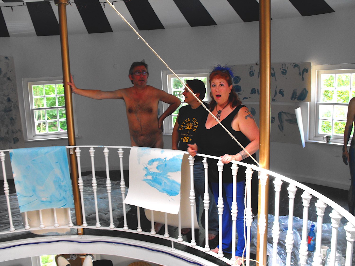 Beth Stephen's and Annie Sprinkle's Blue Wedding