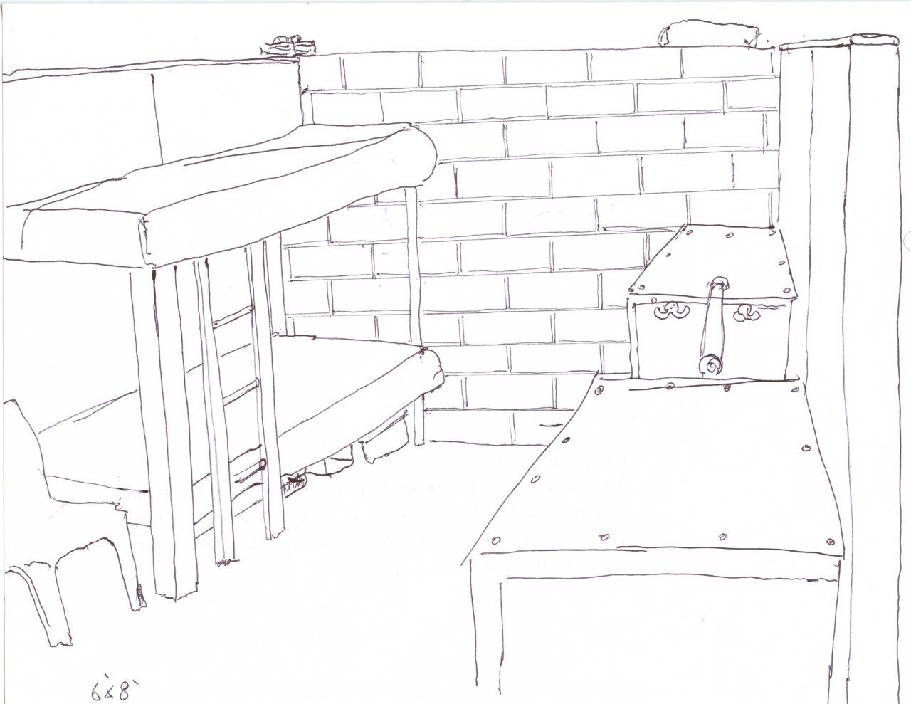 Empty Bunks: Drawings from Prison  