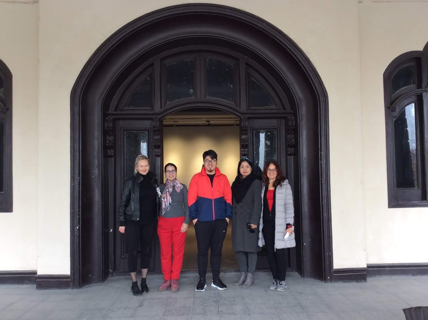 Big House Center for Contemporary Art, Wuhan, China, 2017 / Left to right: Tea Mäkipää, Dermis León, and Fan Liu and Andrea Sunder-Plassmann / Photo: Wu Jing
