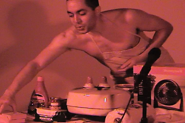  Nicolás Dumit Estévez,  Good Enough to Ea t, 2001-, performance 