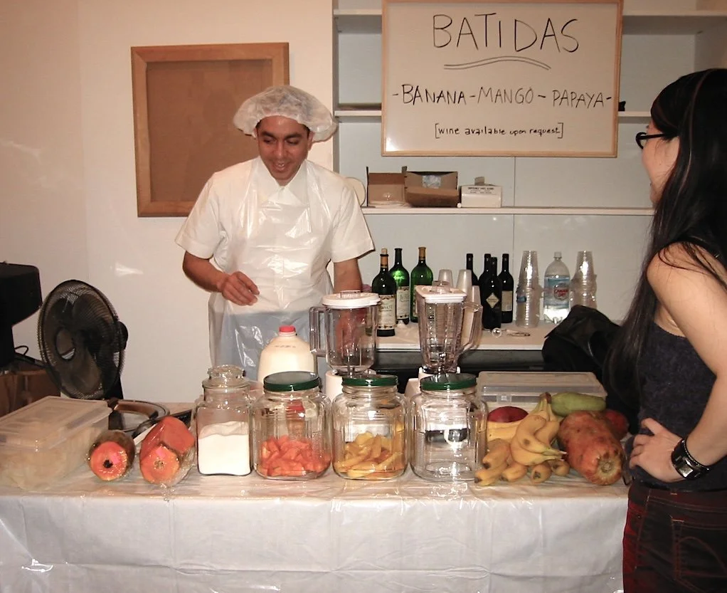  Nicolás Dumit Estévez,  Spread #1 , intervention at Cuchifritos Gallery at Essex Market, 2004 