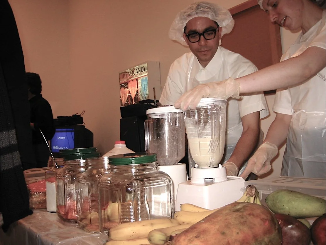  Nicolás Dumit Estévez,  Spread #1 , intervention at Cuchifritos Gallery at Essex Market, 2004 