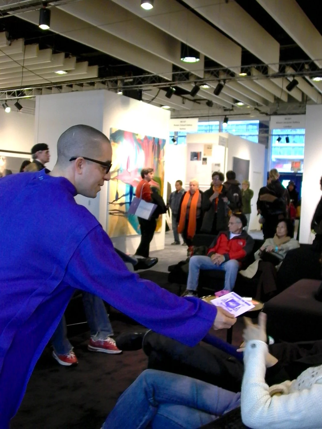  Nicolás Dumit Estévez,  Searching for Refuge: Spreading the Word at the Armory , 2006 