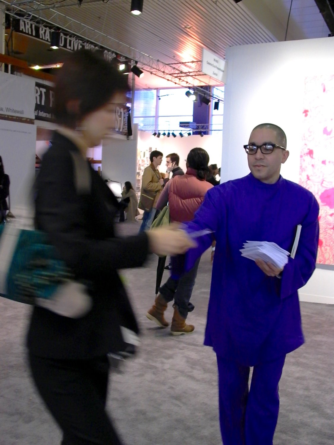  Nicolás Dumit Estévez,  Searching for Refuge: Spreading the Word at the Armory , 2006 