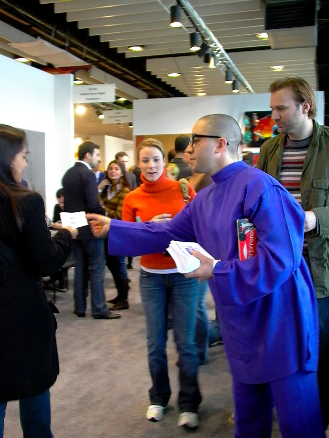  Nicolás Dumit Estévez,  Searching for Refuge: Spreading the Word at the Armory , 2006 