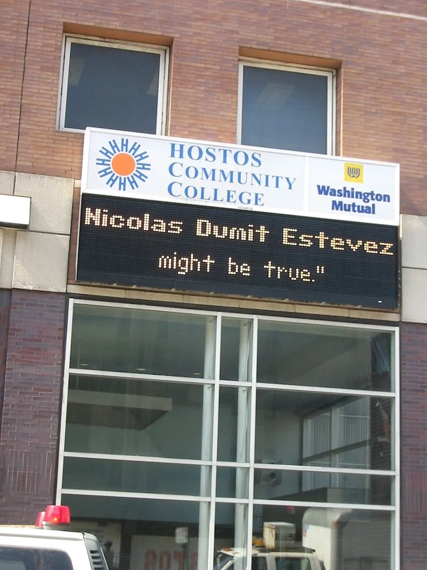  Nicolás Dumit Estévez,  Everything that you May Have Heard About me Might be True… , 2004 