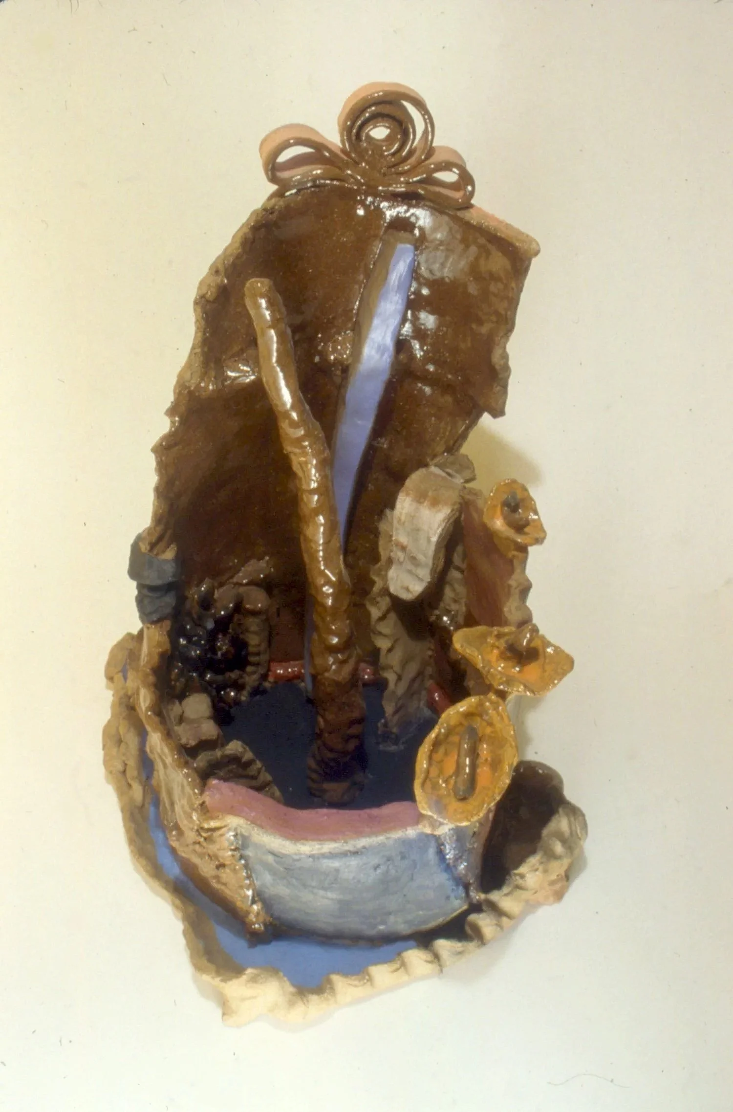  Nicolás Dumit Estévez,  Untitled , 2000, clay, oxides, paint and other materials 