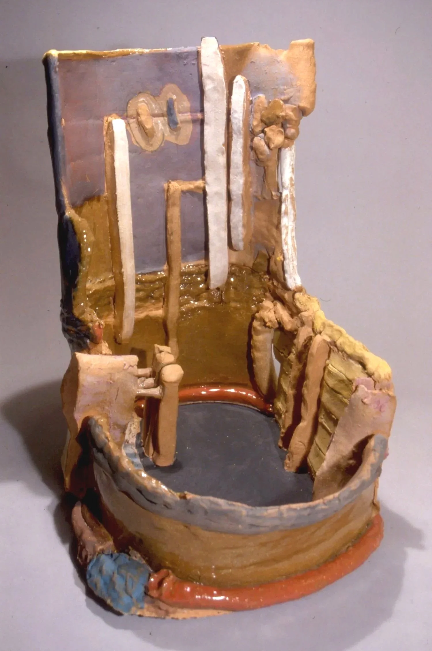  Nicolás Dumit Estévez,  Untitled , 2000, clay, oxides, paint and other materials 