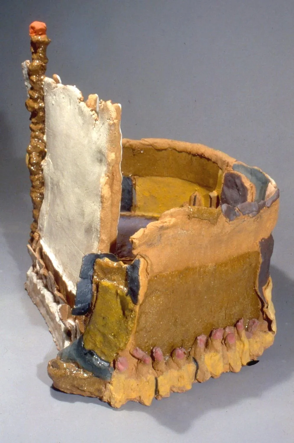  Nicolás Dumit Estévez,  Untitled , 2000, clay, oxides, paint and other materials 