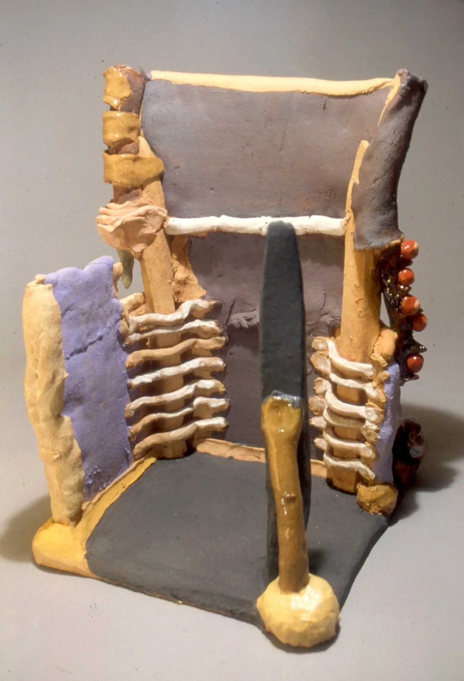  Nicolás Dumit Estévez,  Untitled , 2000, clay, oxides, paint and other materials 