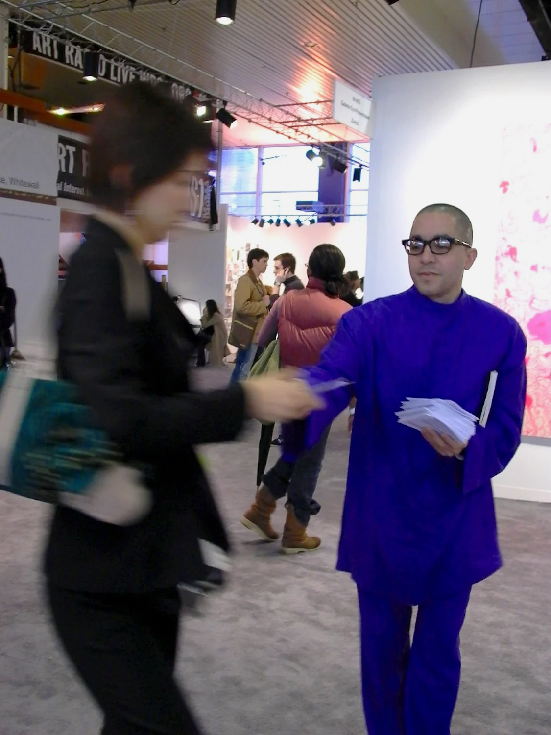  Nicolás Dumit Estévez,  Searching for Refuge: Spreading the Word at the Armory , 2006 