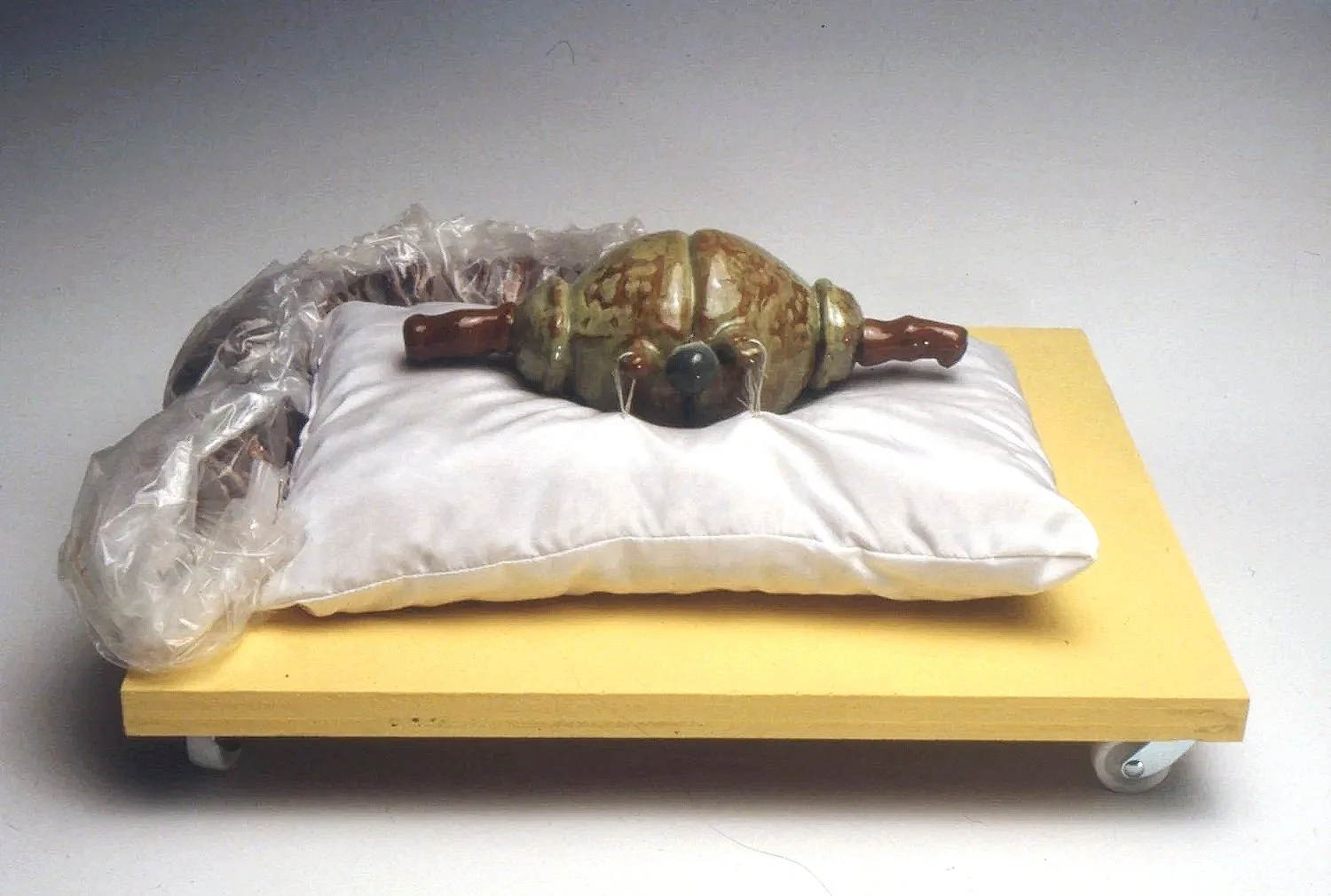  Nicolás Dumit Estévez,  Excuse me , 1999, paper clay / Photo: Keith Renner  