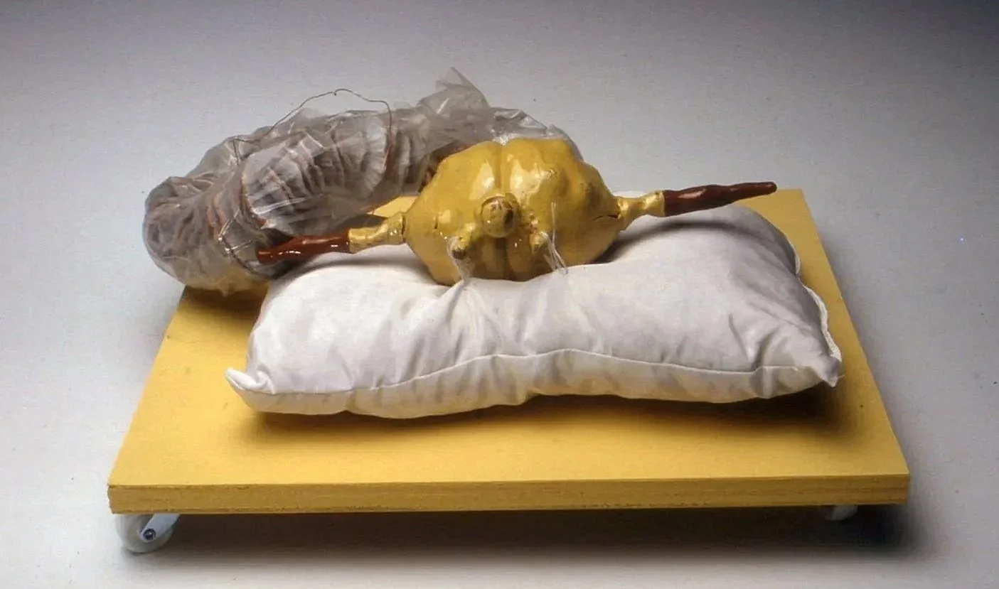  Nicolás Dumit Estévez,  Excuse me , 1999, paper clay / Photo: Keith Renner  