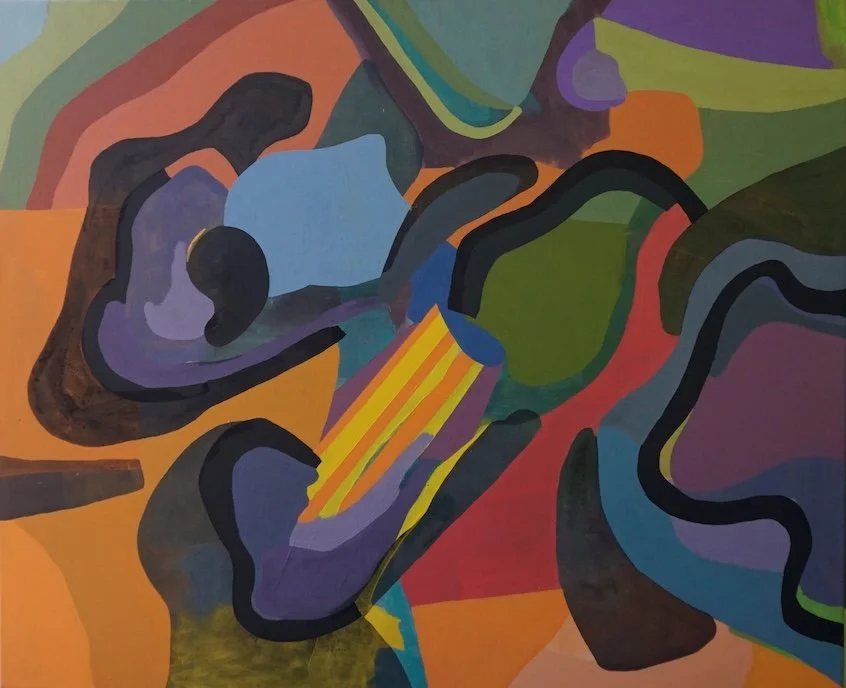  Ciro Beltrán,  Your Moon Your She-Wolf , 2022 / acrylic on canvas  