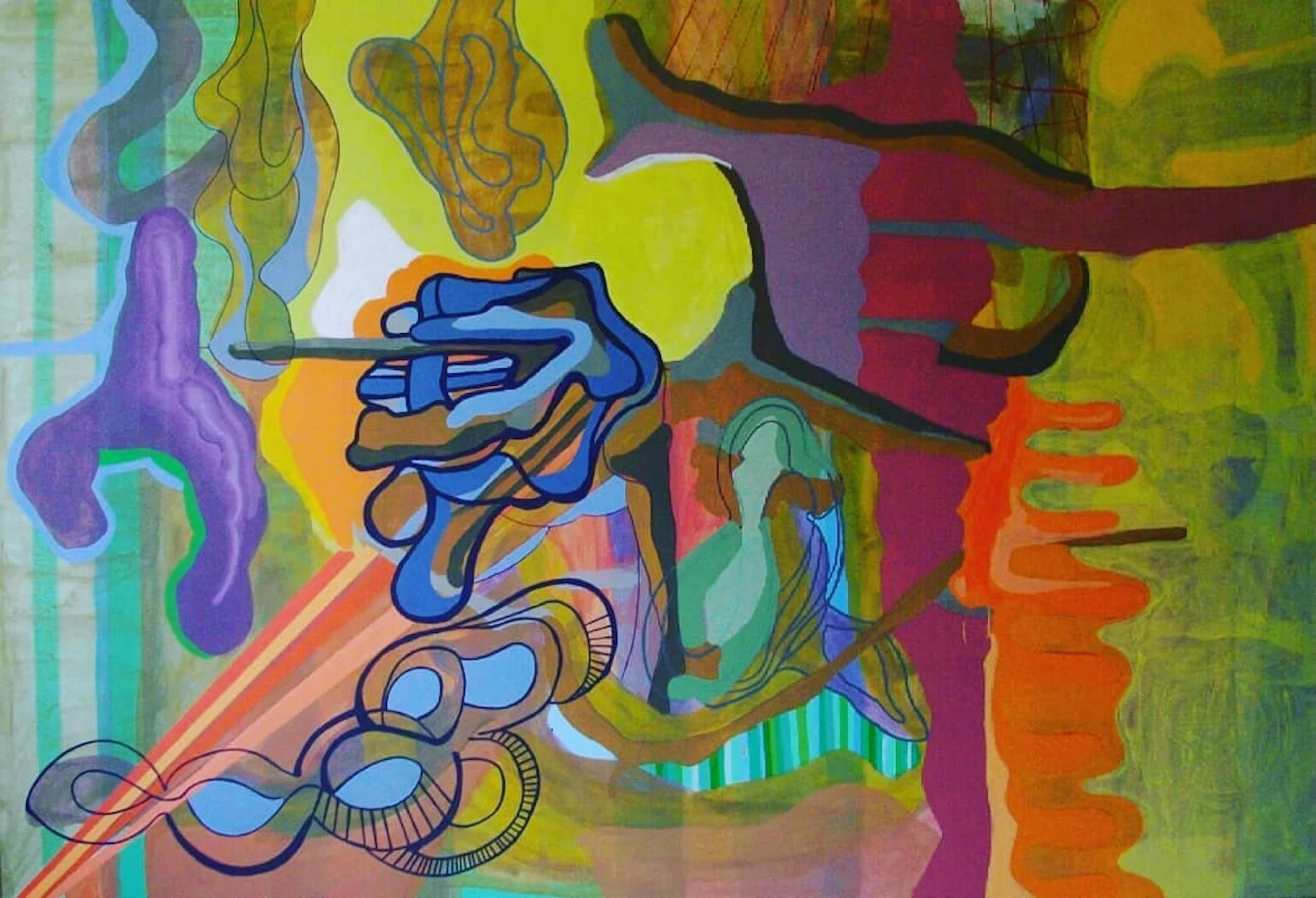  Ciro Beltrán, 2020 / acrylic on canvas 