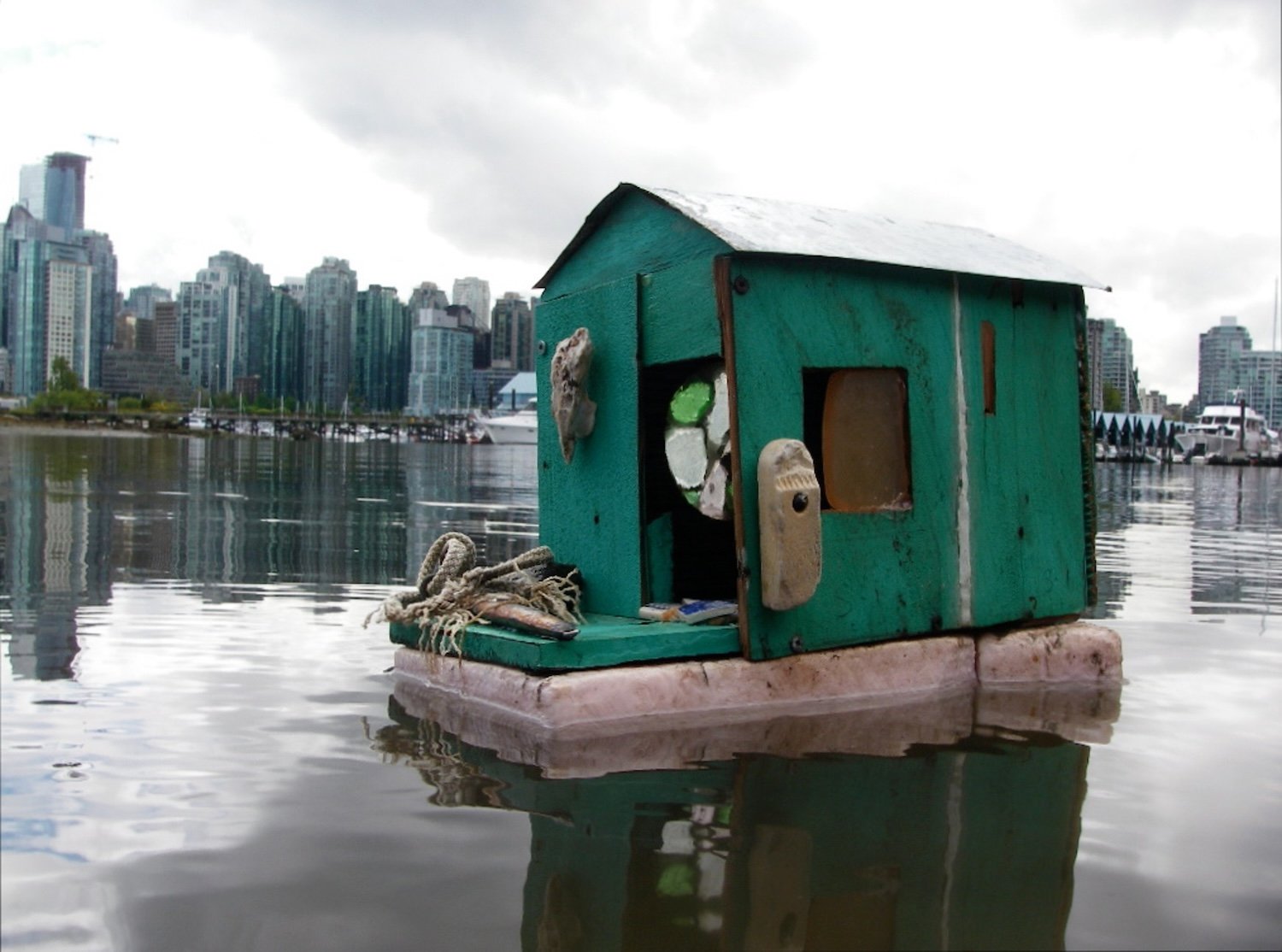   Floathouse in the City of Glass , 2016 / Still from  Floathouse /  Photo: Jenny Hawkinson 