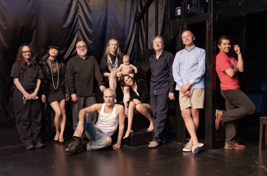  The Cast of  The Mommy Leaks the Floor , 2025 / Photo: Max Pitegoff / Courtesy of Asher Hartman and New Theater Hollywood 