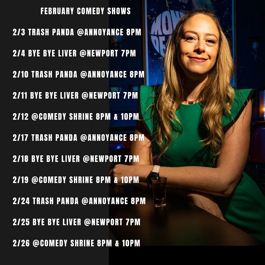 Give your eyes a break from screens, and come see live comedy this month. 
Thu: A Night of Elegant Trash 8pm (extended)
Fri: Bye Bye Liver: a drinking sketch show 7pm
Sat: Who's line improv show 8pm
Sat: Naughty improv show 10pm

#laughteristhebestme