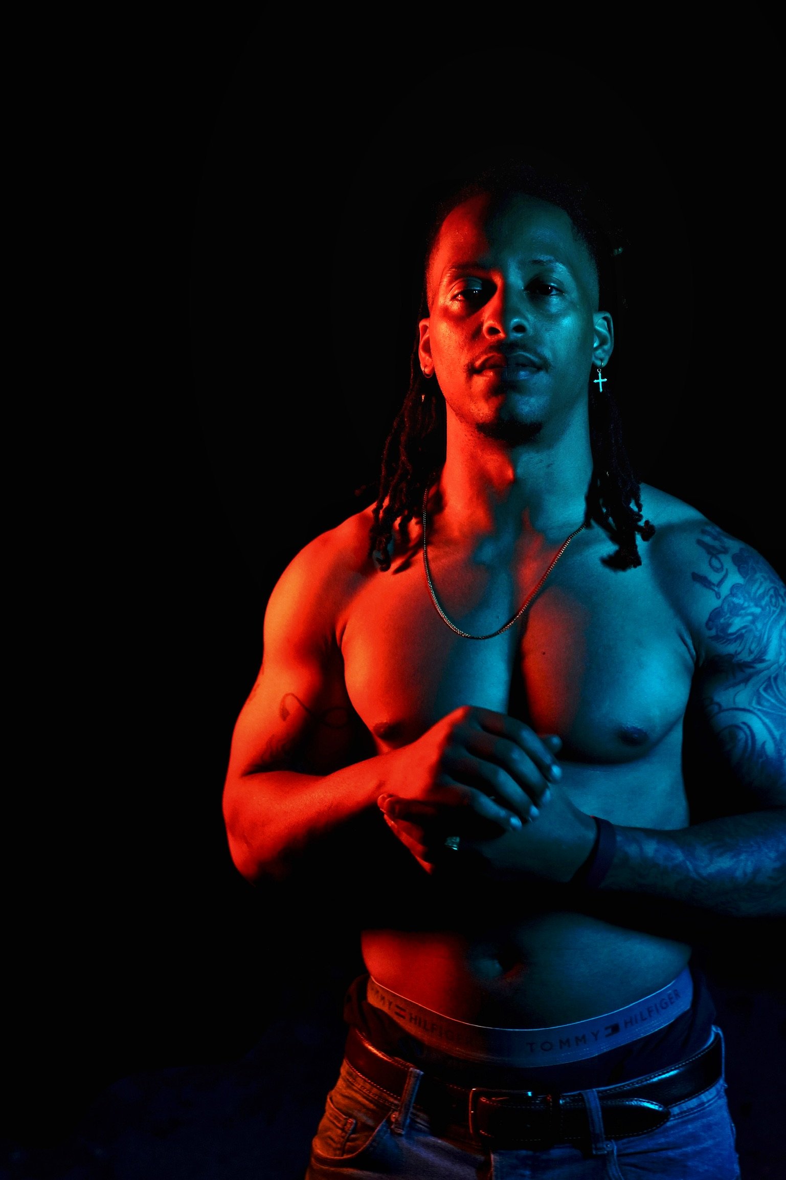 Rapper Lucky Dozier, Fotoshooting vom 22.07.2020