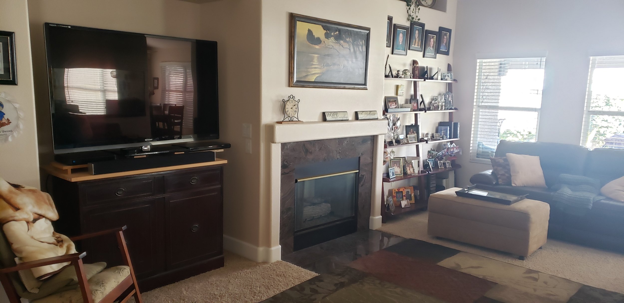 Before Photo Fireplace